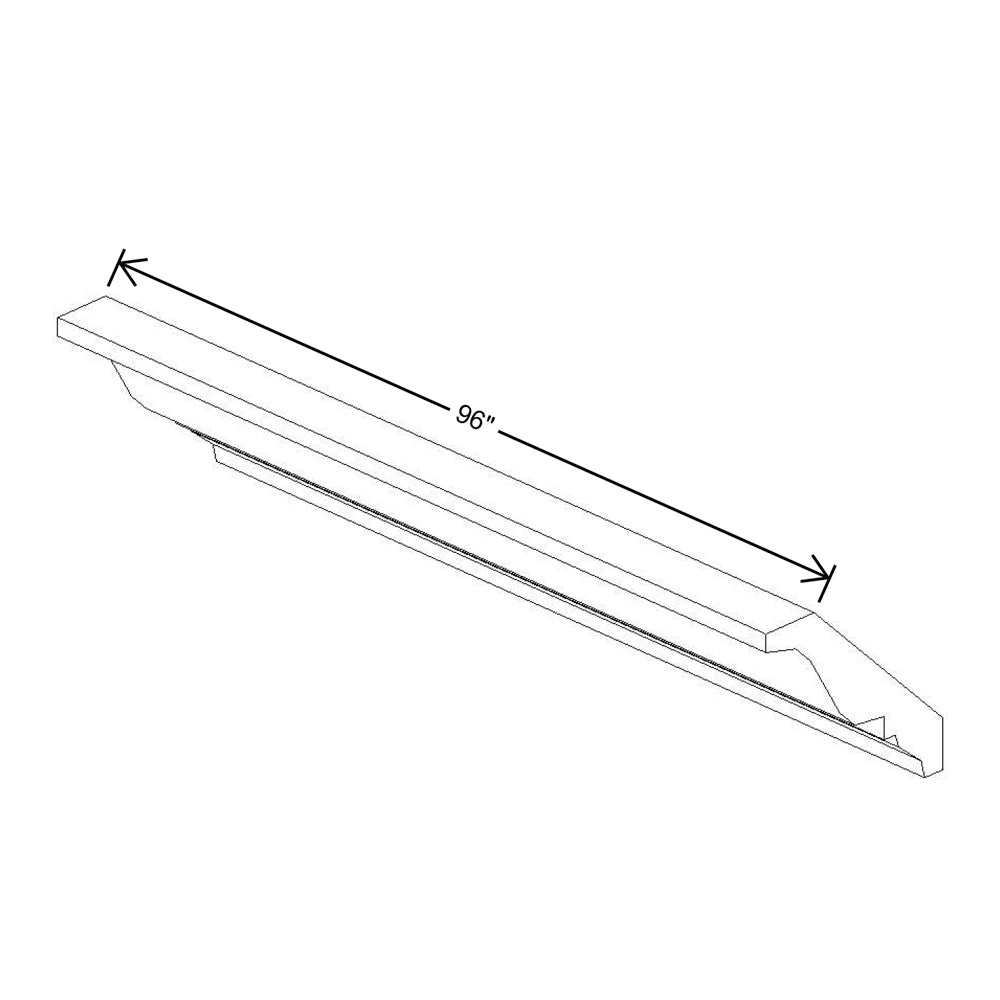 Fabuwood Allure Galaxy Timber 96" W X 3 3/8" H X 2 1/2" D Large Crown Molding - image 1