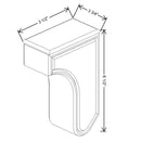 Fabuwood Allure Galaxy Frost 3 3/4" W X 6 1/2" H X 3 1/2" D Wall Corbels - image 1