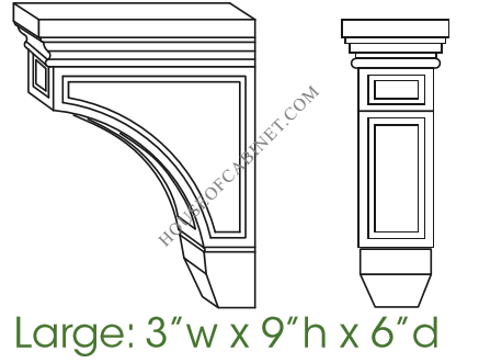 Decorative Large Corbell