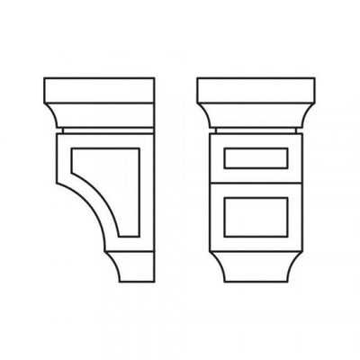 TW-CORBEL75S Decorative Small Corbel | TSG Forevermark Uptown White - image 1