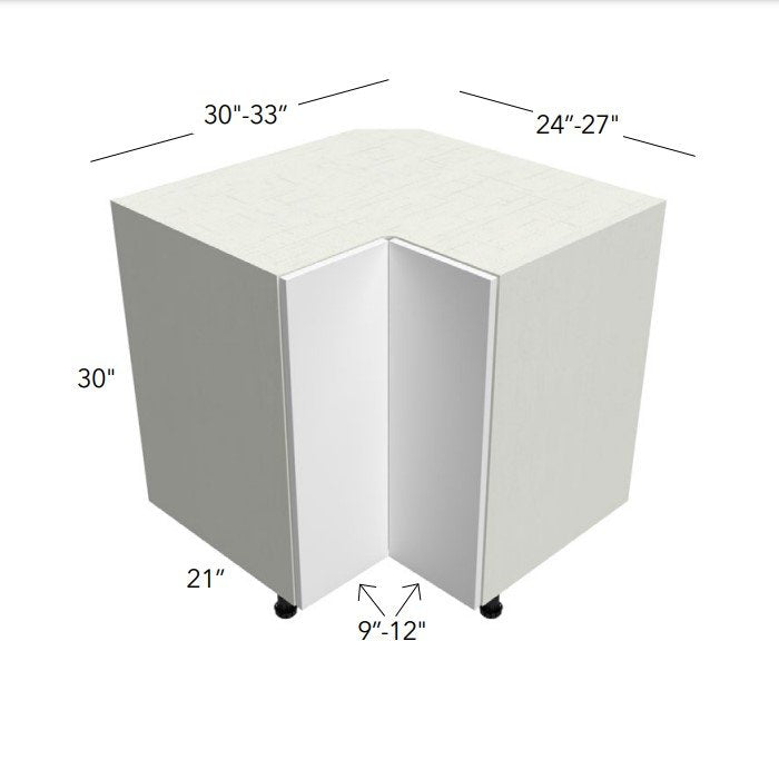 Fabuwood Illume Tuscany Como Ash 2 Corner Cabinets Kitchen Cabinet – ITCA2-ERB33 - image 1