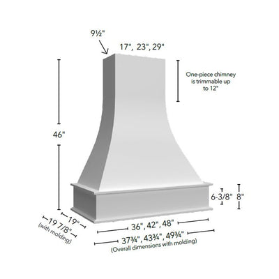 Fabuwood Allure Fusion Timber – RHCA48 TIMBER - image 1