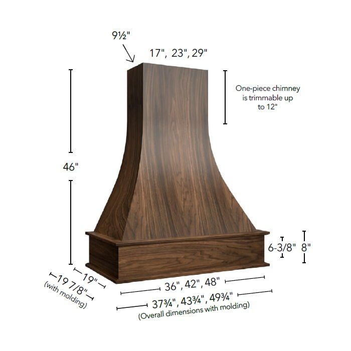 Fabuwood Allure Luna Timber – RHCA42 WALNUT - image 1