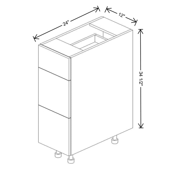 3 Drawer Base Cabinets