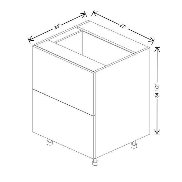 2 Drawer Base Cabinets