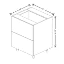 Fabuwood Illume Tuscany Muratti 4 27" W x 34 1/2" H x 24" D 2 Drawer Base Cabinet - image 1