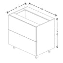 Fabuwood Illume Tuscany Muratti 1 36" W x 34 1/2" H x 24" D 2 Drawer Base Cabinet - image 1