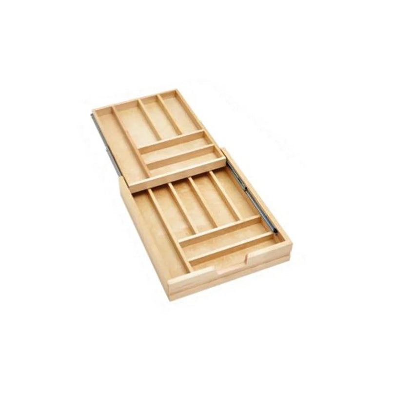 Fabuwood Quest Discovery Frost 15" W 2 Tier Cutlery Drawer - image 1