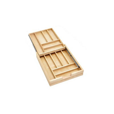 Fabuwood Quest Discovery Frost 24" W 2 Tier Cutlery Drawer - image 1