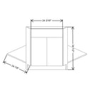 Fabuwood Illume Catalina Carbone Matte 36" W x 34 1/2" H x 24" D Full Height Corner Sink Front Base Cabinet - image 1