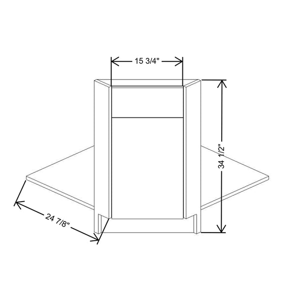 Corner Sink Front Base Cabinets