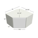 Fabuwood Illume Catalina Nocce 3 Corner Cabinet – ICN3-WDC2415 - image 1