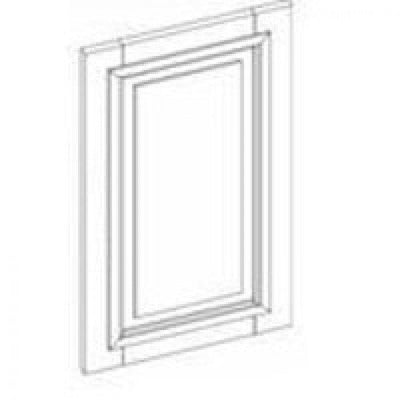 AW-EPWP2484D Decorative Wall End Door | TSG Forevermark Ice White Shaker - image 1
