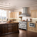 ZLINE 60 in. CrownSound™ Ducted Vent Professional Wall Mount Range Hood in Stainless Steel with Built-in Bluetooth Speakers (697CRN-BT-60)