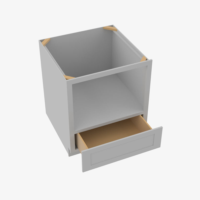 AB-B24MW 30W 24 Inch Microwave Base Cabinet | Lait Gray Shaker - image 4