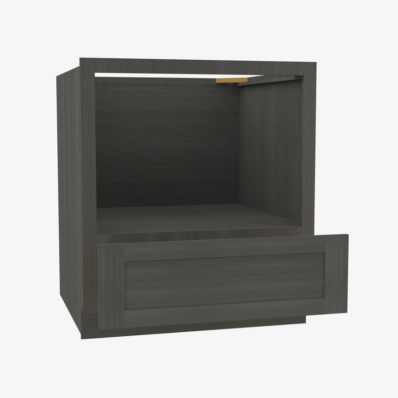 AG-B24MW 30W 24 Inch Microwave Base Cabinet | Greystone Shaker - image 2