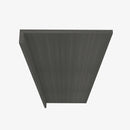 AA-REP2496 3 3/4 Refrigerator End Panels | TSG Forevermark Blaze Black Shaker - image 1