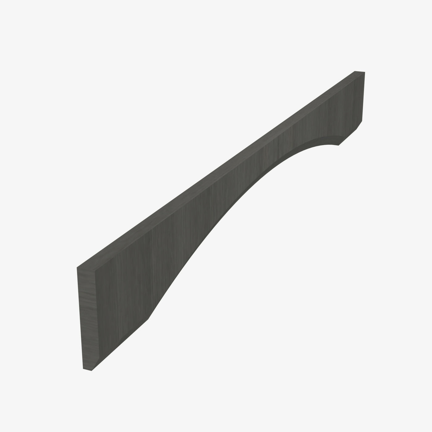 AA-VAL48S Arch Panel Valance | TSG Forevermark Blaze Black Shaker