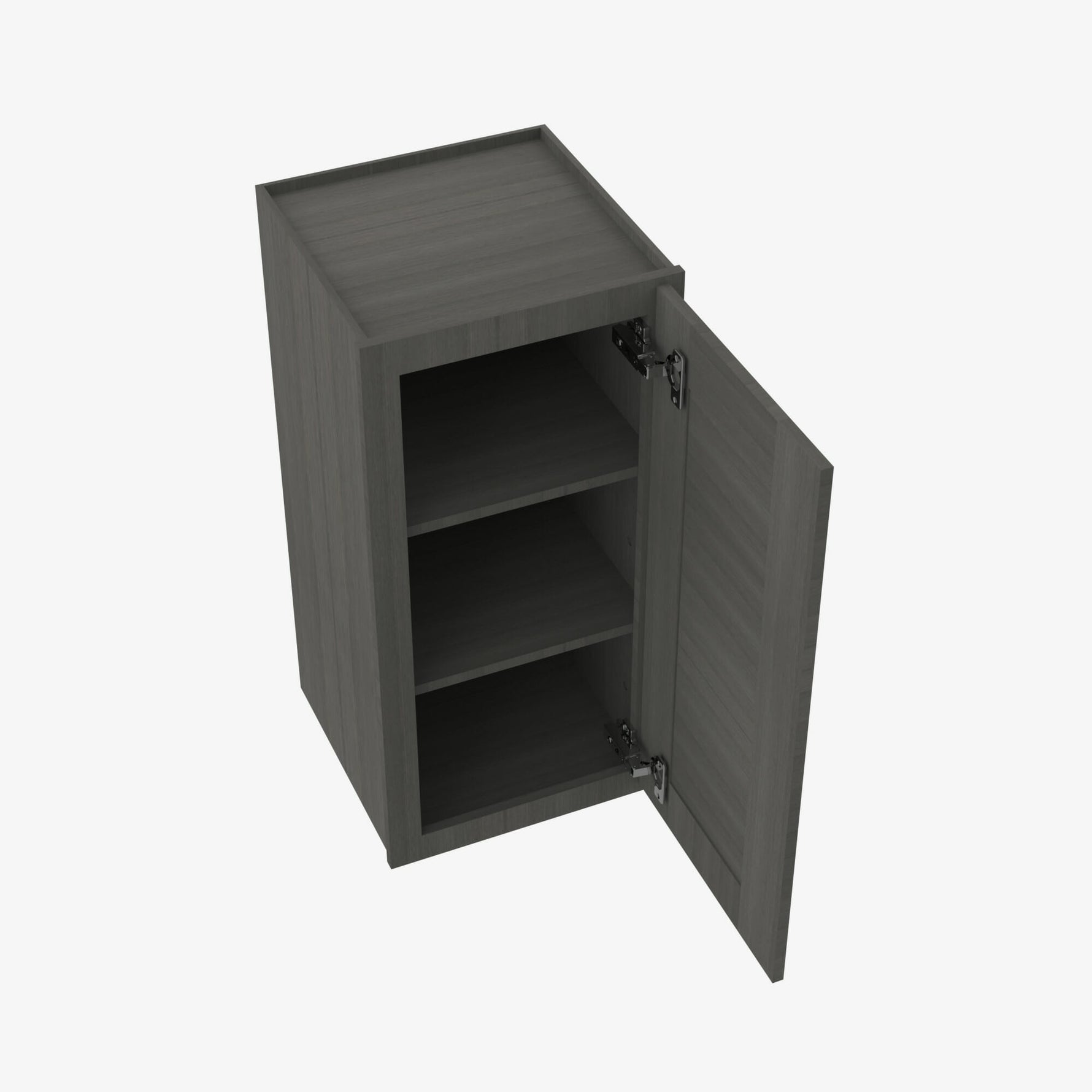 AG-W1212 Single Door Cabinets 12 Inch Wall Cabinet | Greystone Shaker - image 1
