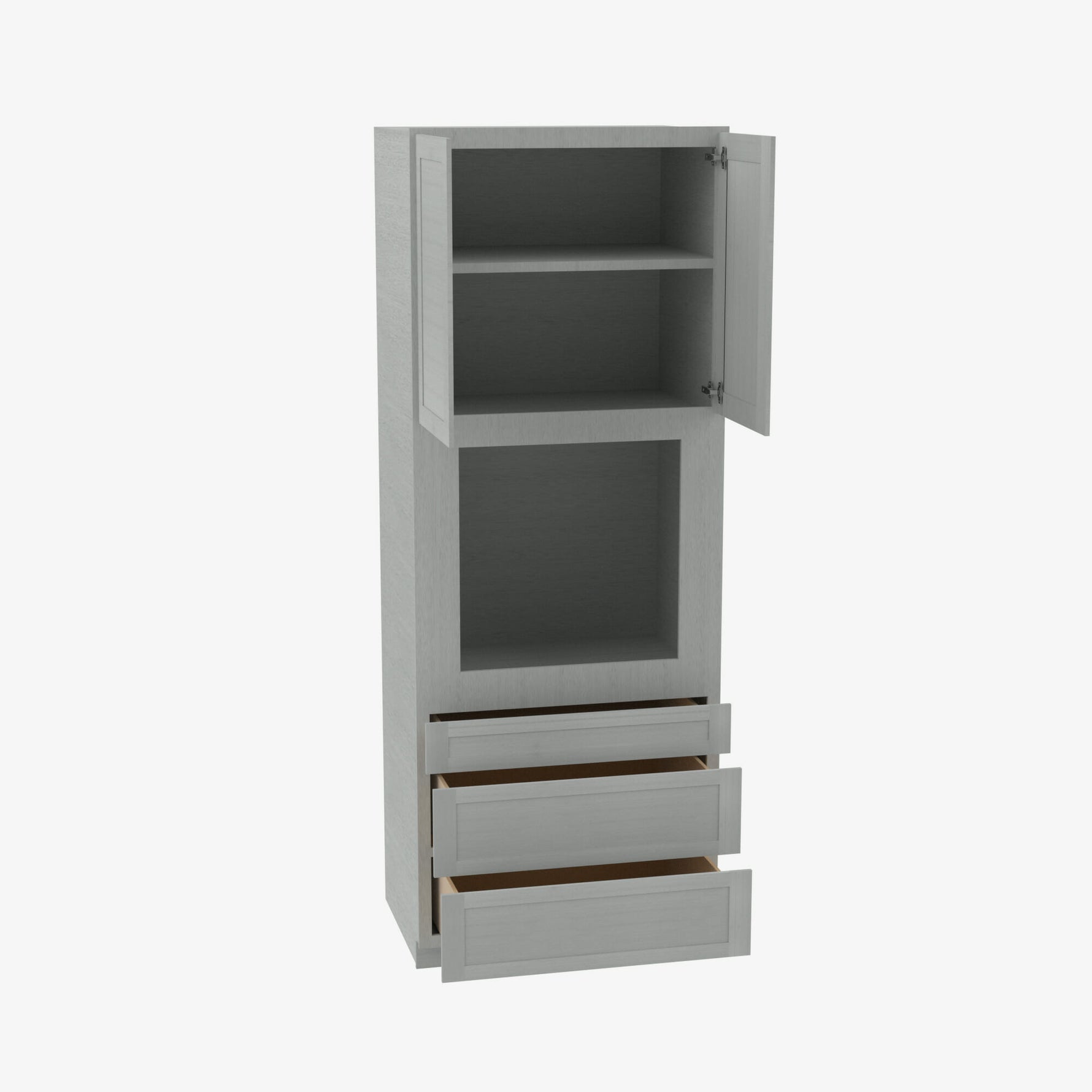 Forevermark Cabinets Nova Light Grey Shaker Tall Oven 33 Inch - image 2