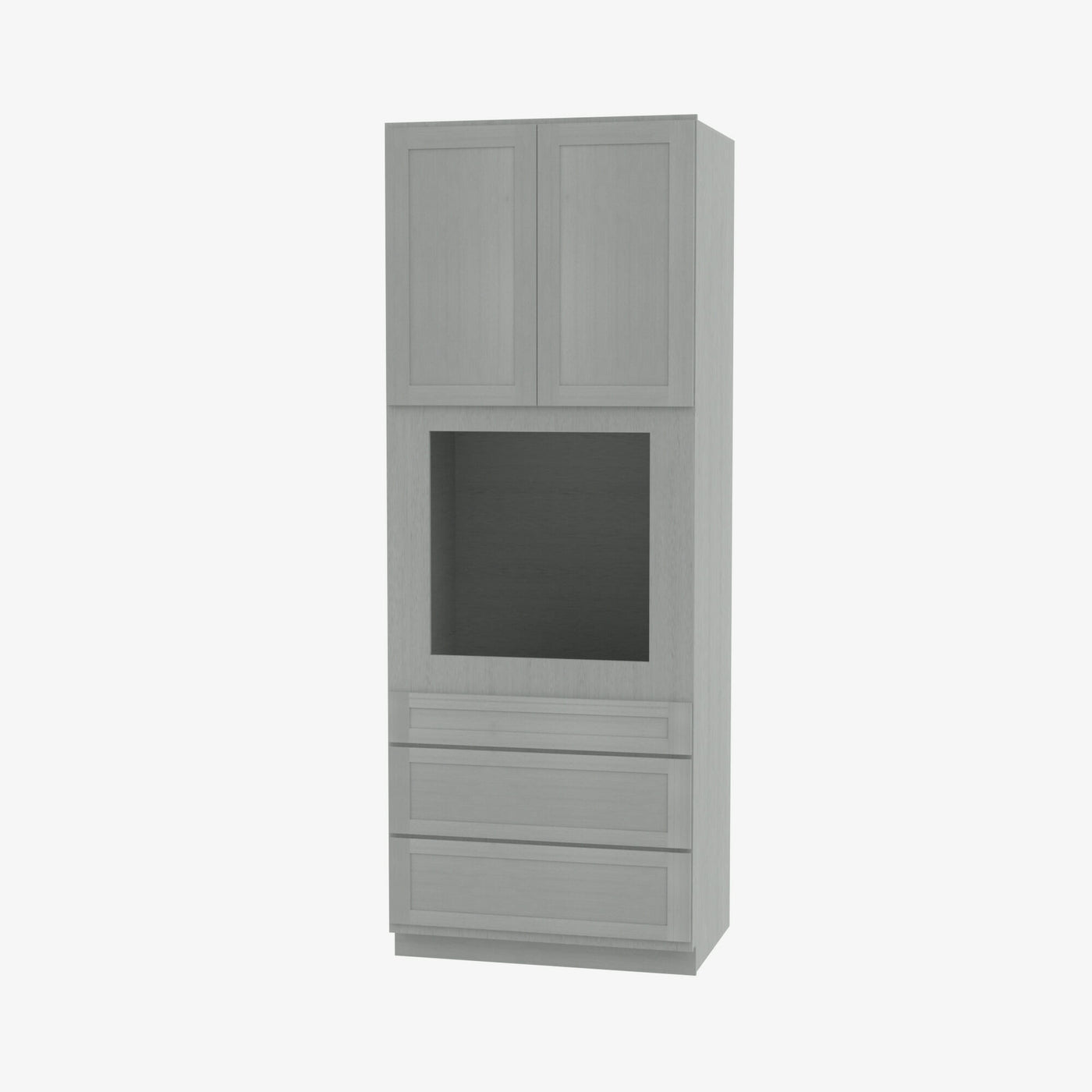 Forevermark Cabinets Nova Light Grey Shaker Tall Oven 33 Inch
