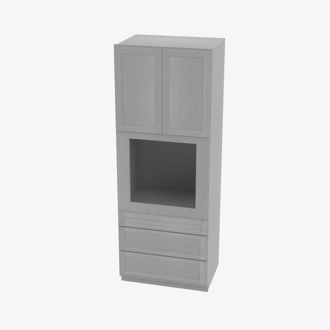 Forevermark Cabinets Nova Light Grey Shaker Tall Oven 33 Inch