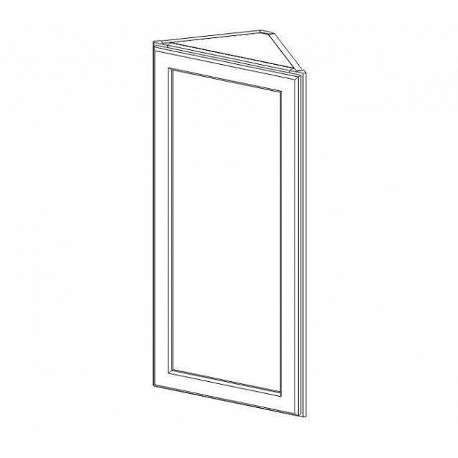 AZ-AW36 Single Door Cabinets 36 Inch Wall Angle Corner Cabinet | Forevermark Champagne Maple Shaker