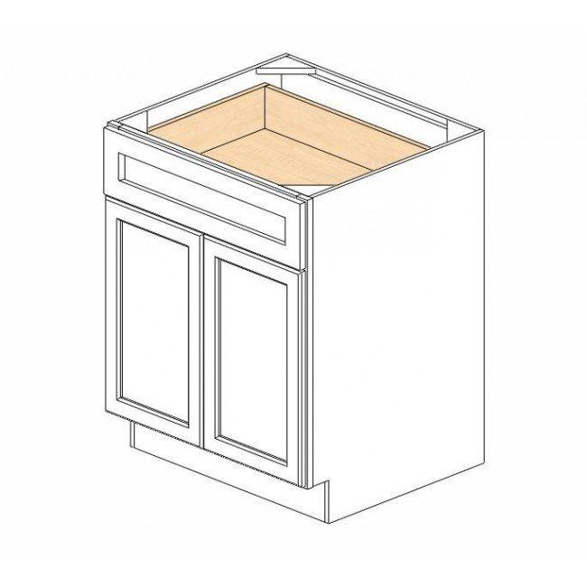 AA-B27B Double Door 27 Inch Base Cabinet | Blaze Black Shaker - image 5