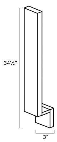 AZ-BF3-3/4 Base Filler | TSG Forevermark Champagne Maple Shaker - image 3