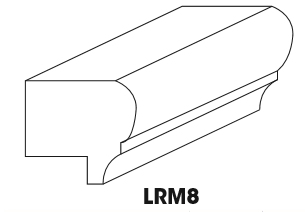 AA-LRM8 Light Rail Molding | TSG Forevermark Blaze Black Shaker - image 3