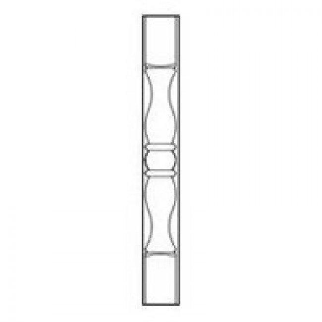 AZ-TP3/WF34-1/2 Full Decor Leg with Wall Filler | TSG Forevermark Champagne Maple Shaker