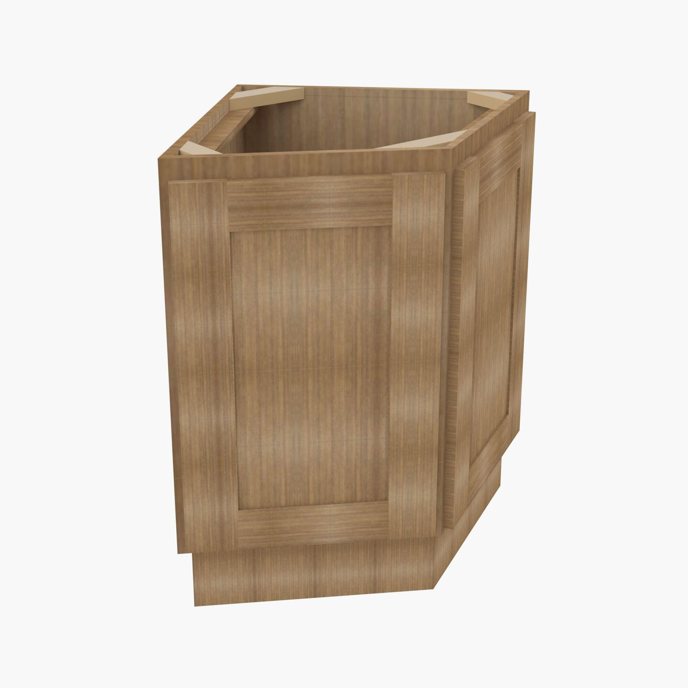 AH-AB24 24 Inch Base Angle Base Cabinets Cabinet | Homestead OAK Shaker