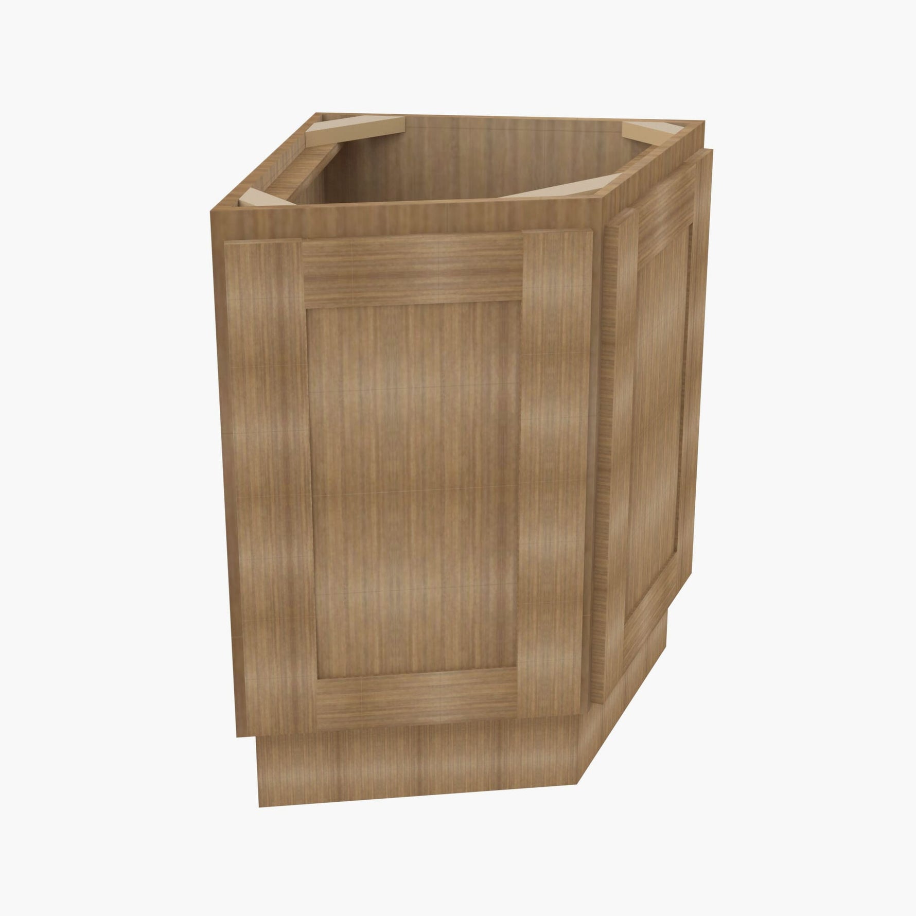 AH-AB24 24 Inch Base Angle Base Cabinets Cabinet | Homestead OAK Shaker - image 9