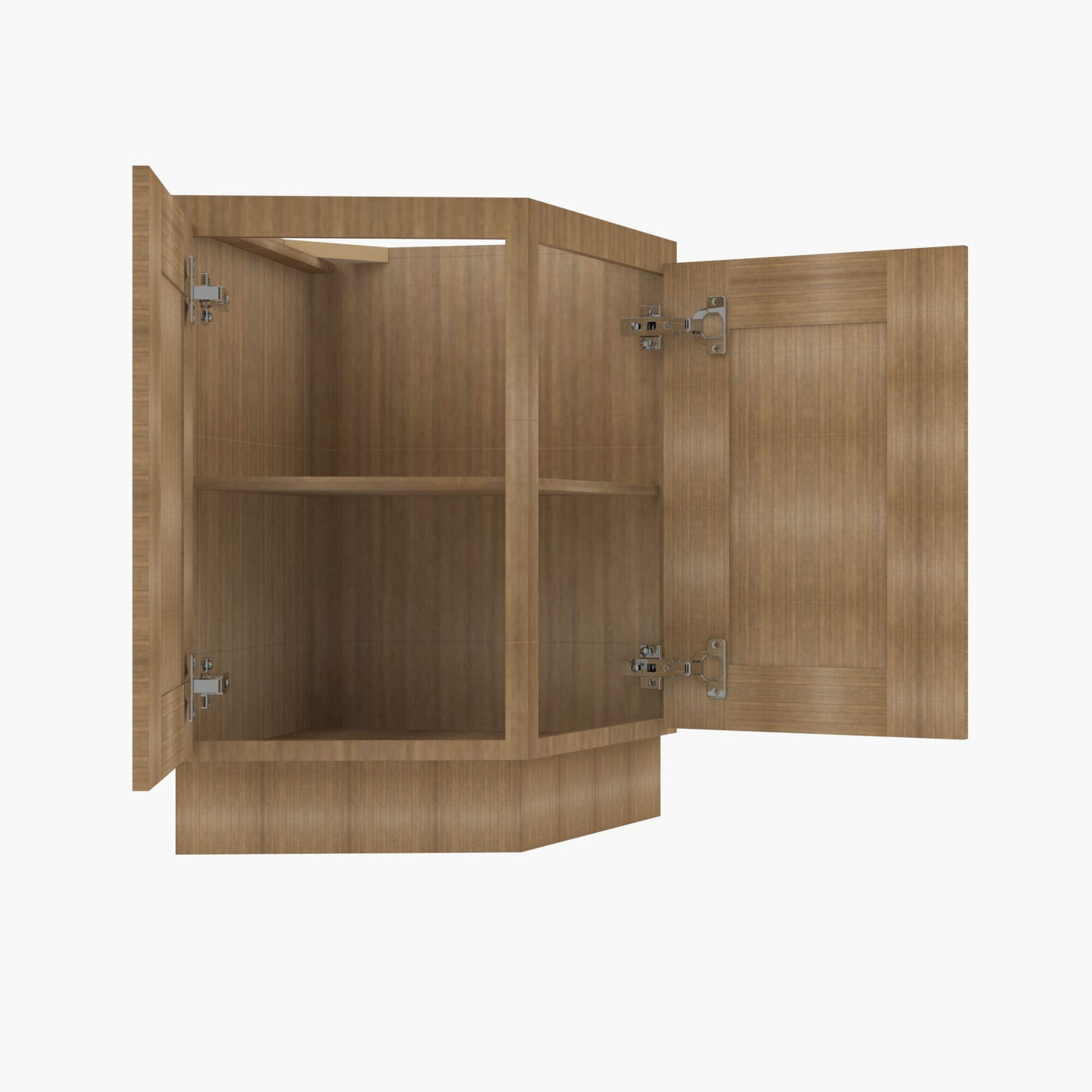 AH-AB24 24 Inch Base Angle Base Cabinets Cabinet | Homestead OAK Shaker
