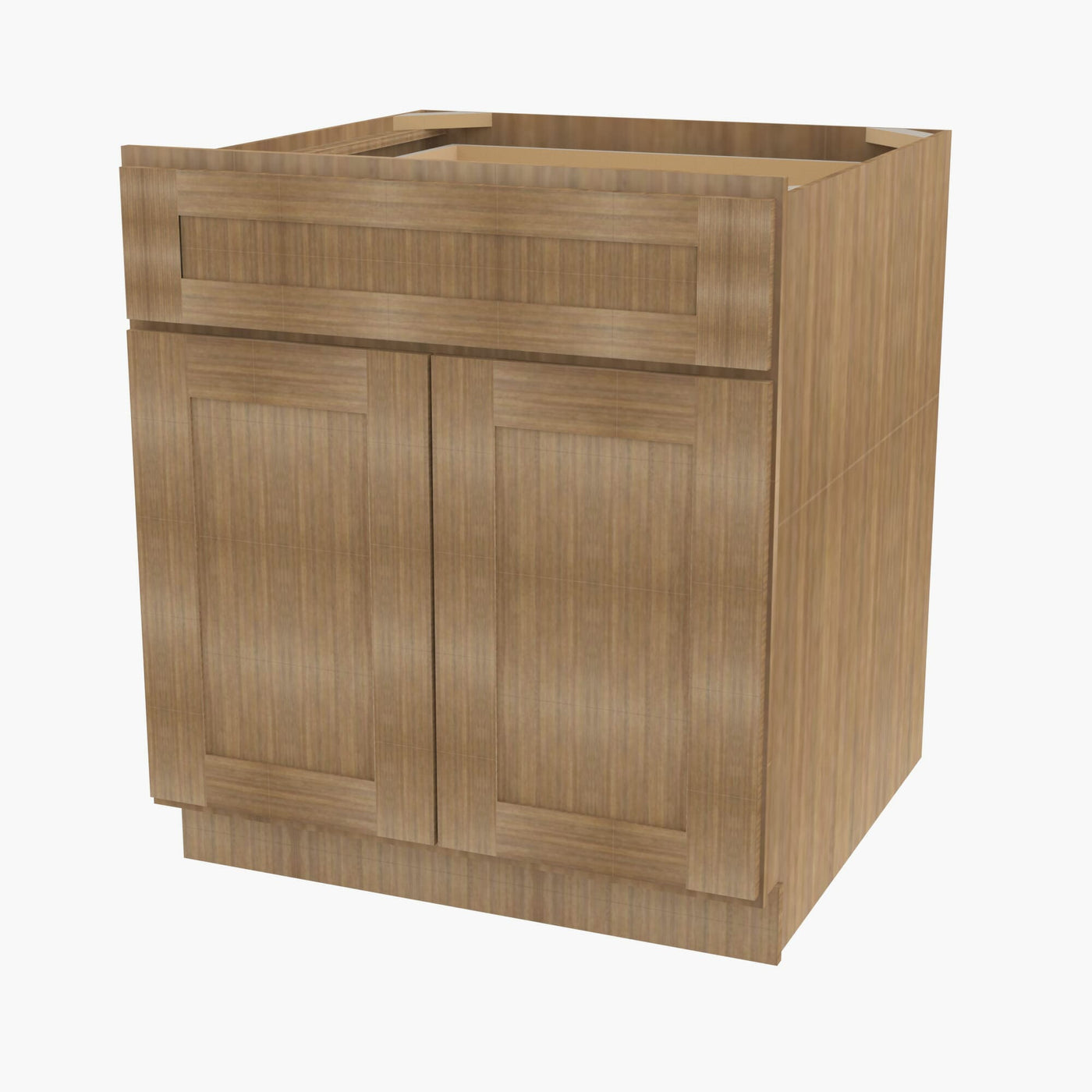 AH-B33B Double Door 33 Inch Base Cabinet | Homestead OAK Shaker