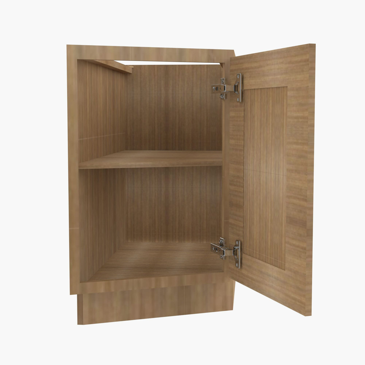 AH-BTC12L Single Door Cabinets 12 Inch Base Base Transitional Cabinet Left | Homestead OAK Shaker