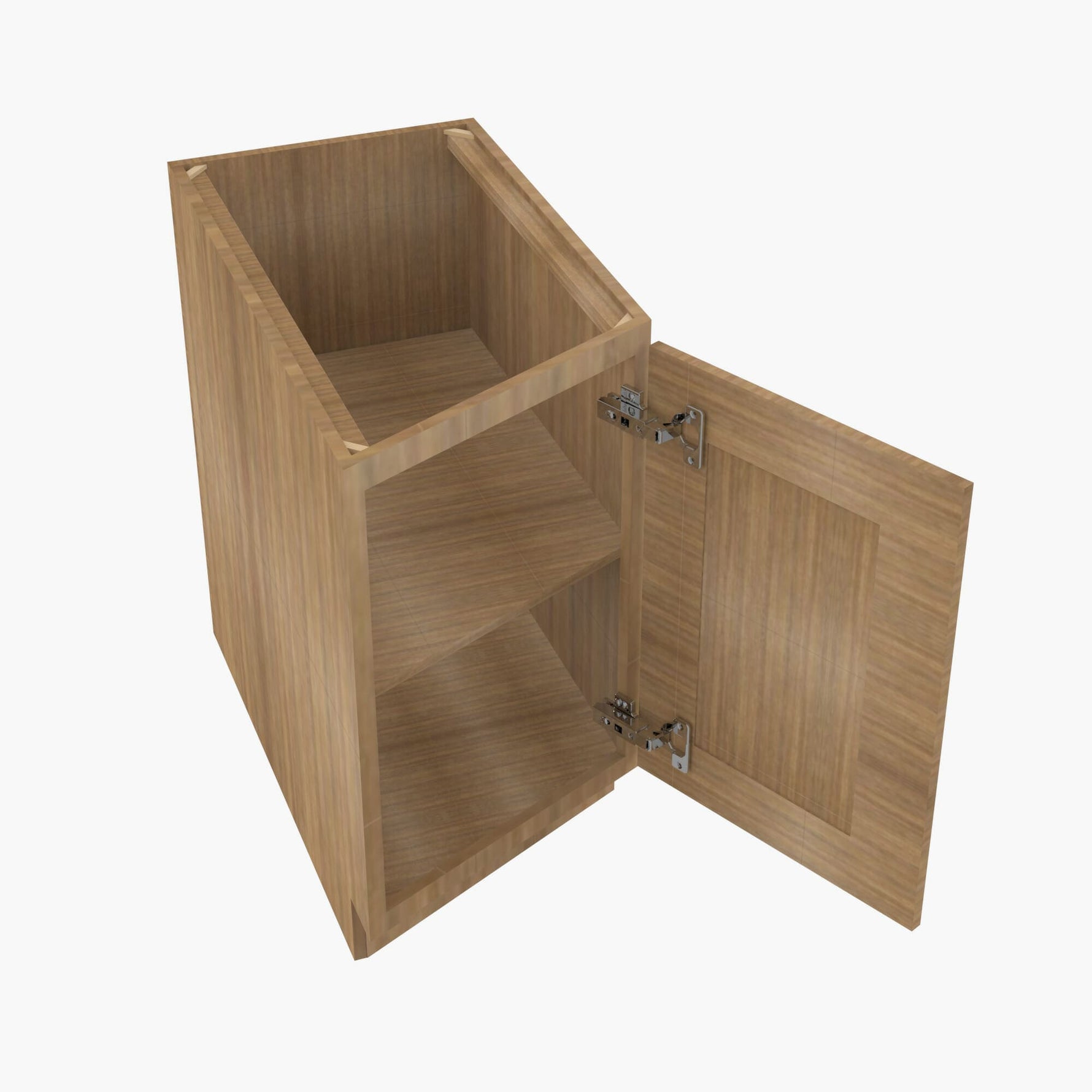 AH-BTC12R Single Door Cabinets 12 Inch Base Base Transitional Cabinet Right | Homestead OAK Shaker - image 1