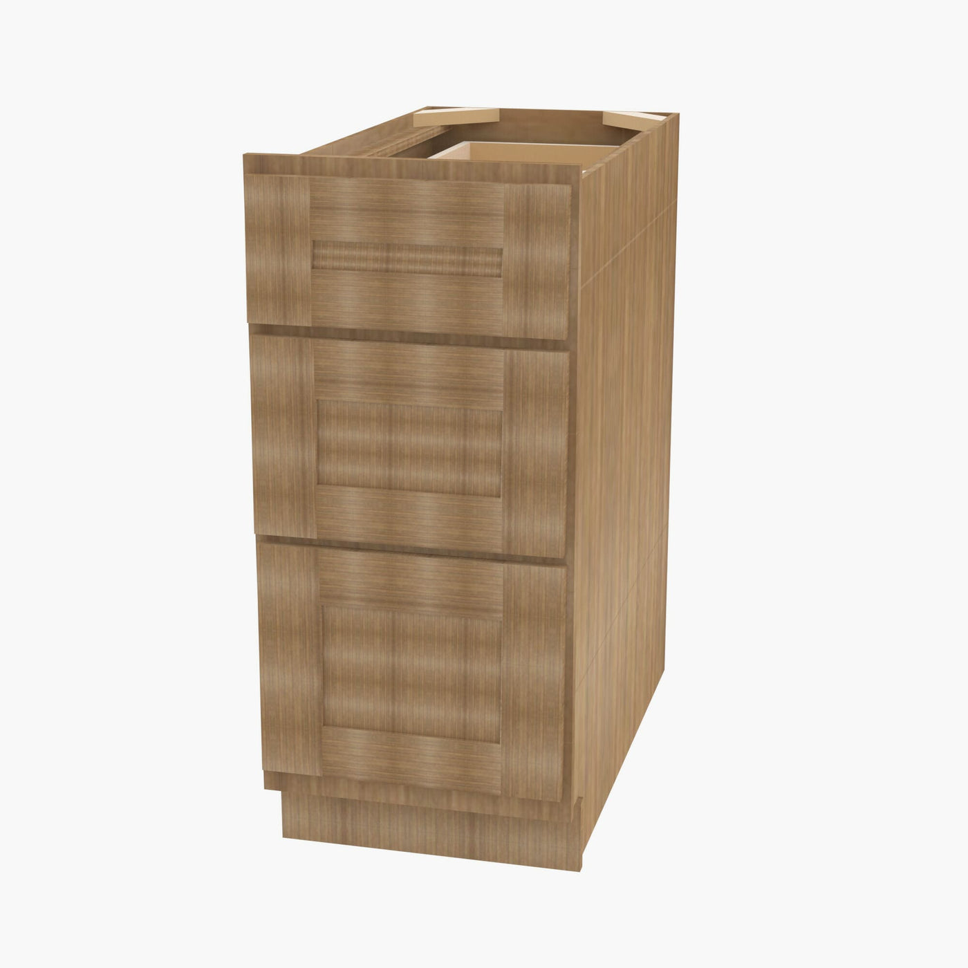 AH-DB36 3 36 Inch 3 Drawer Pack Base Cabinet | Homestead OAK Shaker