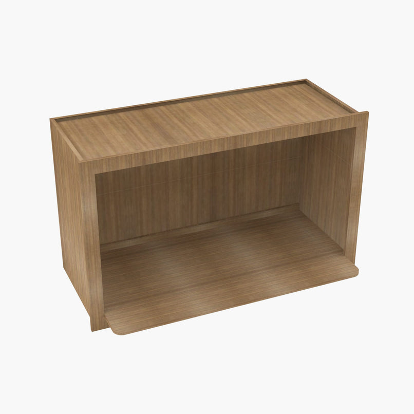 AH-MWO3018PM-12 30 Inch Microwave Oven Wall Cabinet | Homestead OAK Shaker - image 4