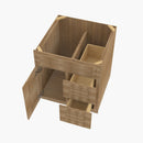 AH-S3021DR-34-1/2 Single Door Cabinets 30 Inch Combo Vanity with Right Drawer | Homestead OAK Shaker - image 7