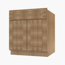 AH-S3621B-34-1/2 Double Door 36 Inch Sink Base Vanity with Drawers | Homestead OAK Shaker - image 9