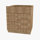 AH-S3021DL-34-1/2 Single Door Cabinets 30 Inch Combo Vanity with Left Drawer | Homestead OAK Shaker - image 2