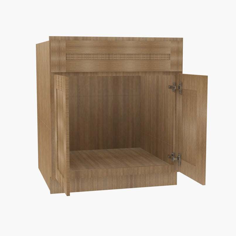 AH-SB36B Double Door 36 Inch Sink Base Cabinet | Homestead OAK Shaker - image 4