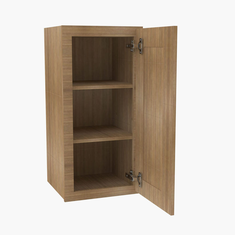 AH-W2130 Single Door Cabinets 21 Inch Wall Cabinet | Homestead OAK Shaker - image 2