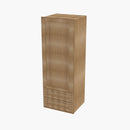 AH-W2D1860 Single Door Cabinets 18 Inch Wall Cabinet With 2 Built-In Drawers | Homestead OAK Shaker - image 10