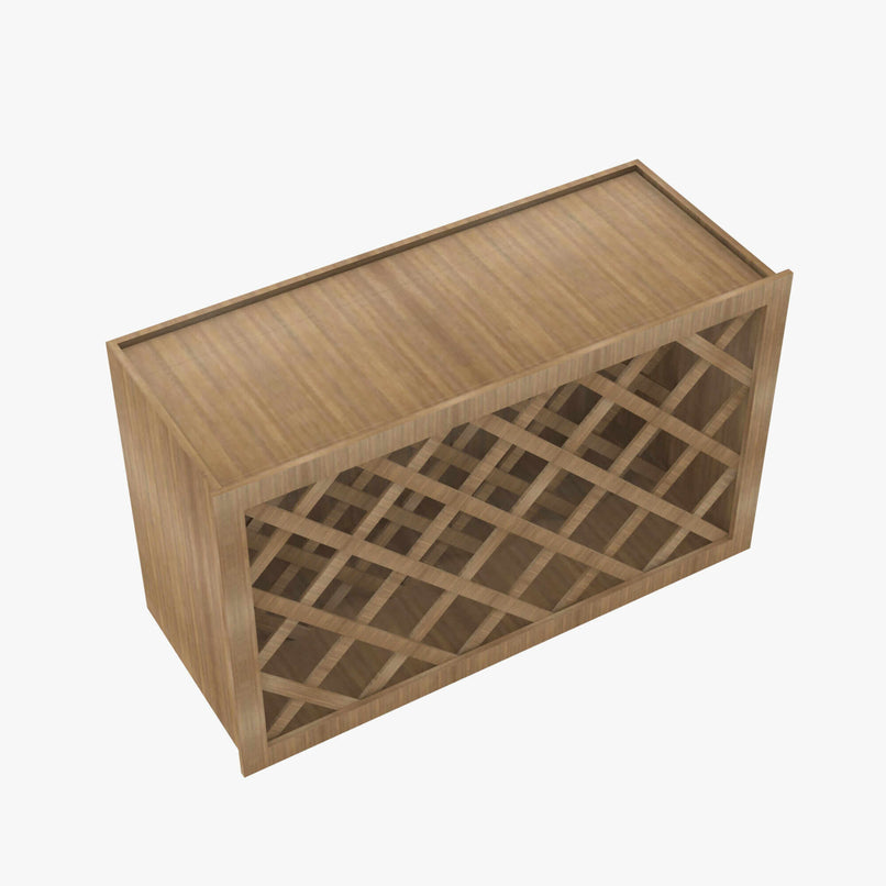 AH-W3018WR 30 Inch Wine Rack Cabinet | Homestead OAK Shaker - image 4