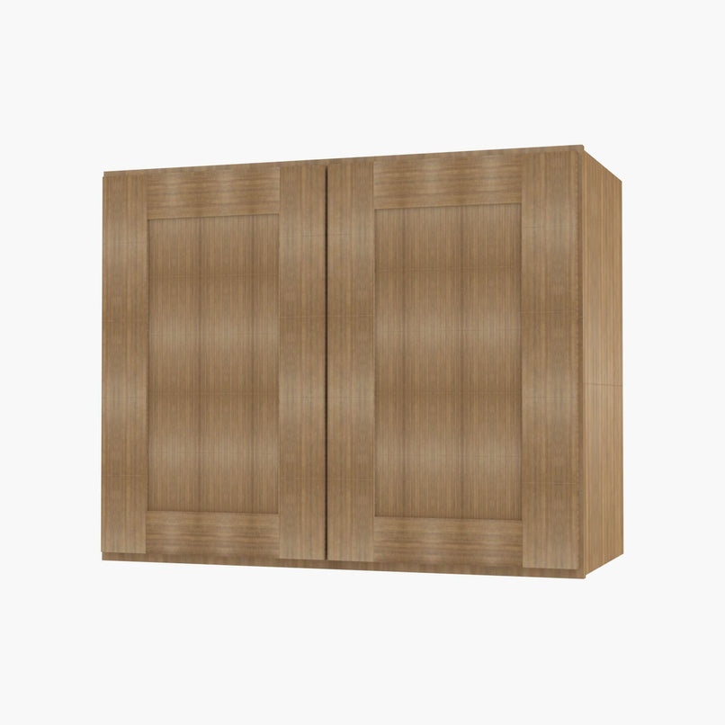 AH-W3330B Double Door 33 Inch Wall Cabinet | Homestead OAK Shaker - image 2