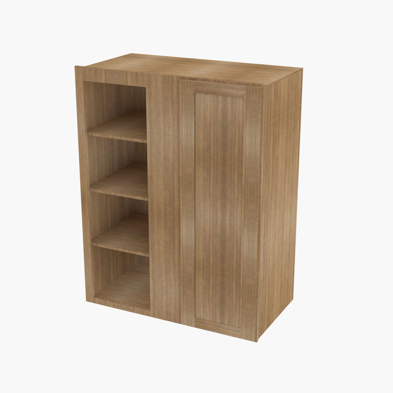 AH-WBLC30/33-3030 Single Door Cabinets 30 Inch Wall Blind Corner Cabinet | Homestead OAK Shaker - image 9