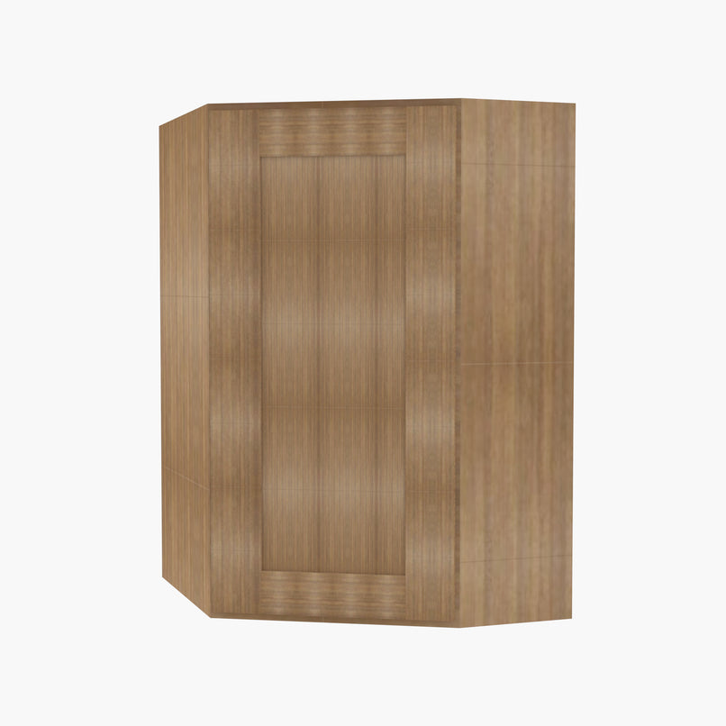 AH-WDC2412 Single Door Cabinets 24 Inch Wall Diagonal Corner Cabinet | Homestead OAK Shaker - image 8