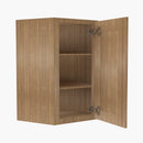 AH-WDC2412 Single Door Cabinets 24 Inch Wall Diagonal Corner Cabinet | Homestead OAK Shaker - image 4